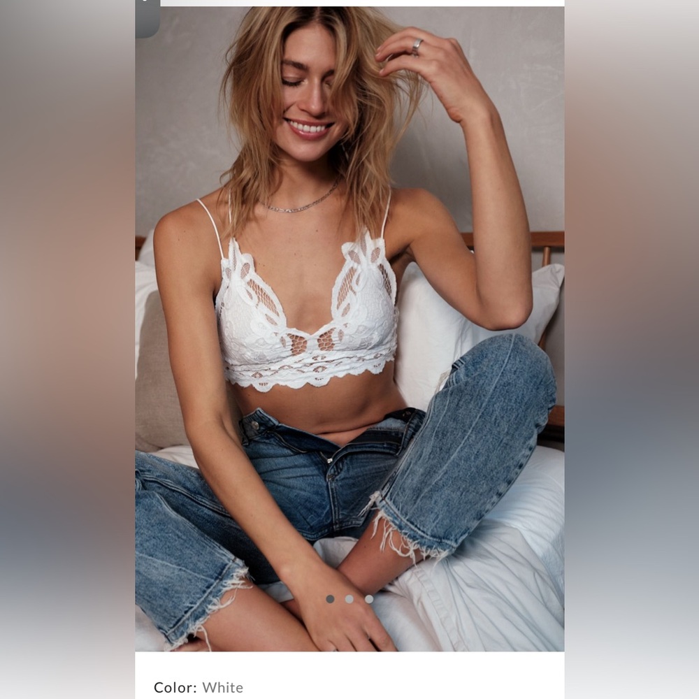 NWOT Free People Intimately Adella Bralette Medium - Picture 2 of 3